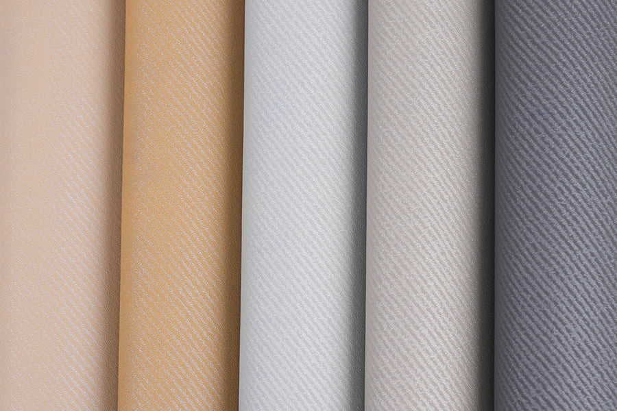 室内装飾用の耐摩耗性通気性人工合成皮革